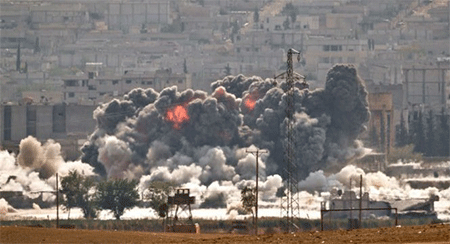 Intensos bombardeos sobre la ciudad siria de Deir Ezzor